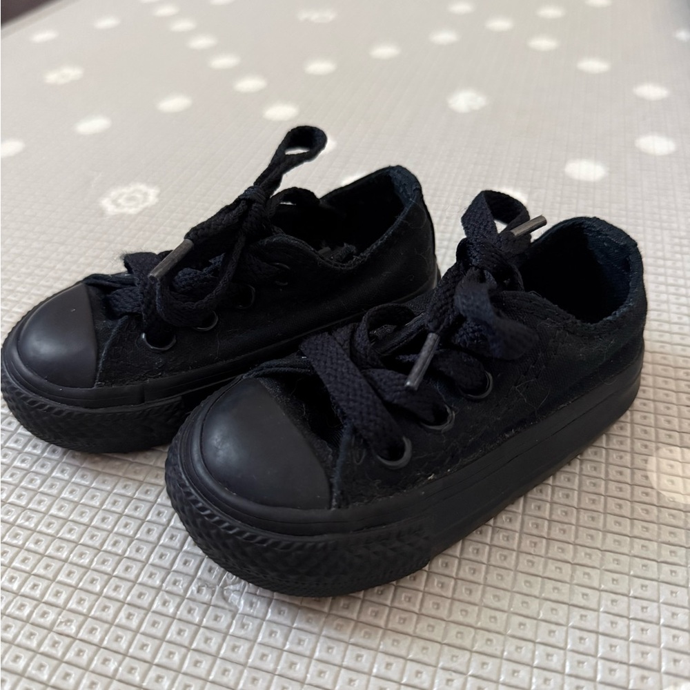 Converse Kids Black Sneakers